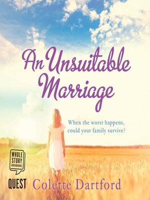cover image of An Unsuitable Marriage